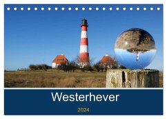 Westerhever (Tischkalender 2024 DIN A5 quer), CALVENDO Monatskalender