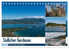 Südlicher Gardasee - Von Salo bis Garda (Tischkalender 2024 DIN A5 quer), CALVENDO Monatskalender