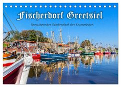 Fischerdorf Greetsiel (Tischkalender 2024 DIN A5 quer), CALVENDO Monatskalender - Dreegmeyer, Andrea