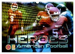 HEROES - American Football (Wandkalender 2024 DIN A3 quer), CALVENDO Monatskalender