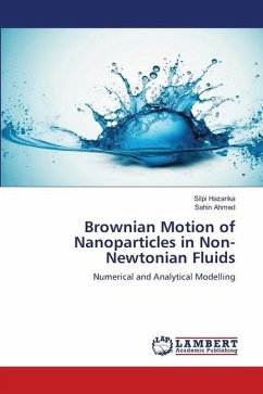 Brownian Motion of Nanoparticles in Non-Newtonian Fluids