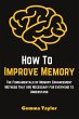 How To Improve Memory - Bild 1