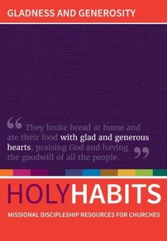 Holy Habits: Gladness and Generosity