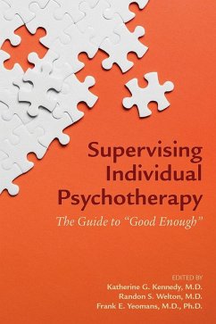 Supervising Individual Psychotherapy (eBook, ePUB)