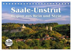 Saale-Unstrut - Region aus Wein und Stein (Tischkalender 2024 DIN A5 quer), CALVENDO Monatskalender - LianeM