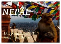 Nepal-Das Kathmandu-Tal nach dem Beben (Wandkalender 2024 DIN A2 quer), CALVENDO Monatskalender