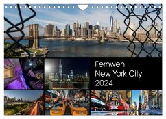 Fernweh New York City (Wandkalender 2024 DIN A4 quer), CALVENDO Monatskalender - Krause, Kurt