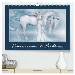 Traumverwandte Einhörner (hochwertiger Premium Wandkalender 2024 DIN A2 quer), Kunstdruck in Hochglanz