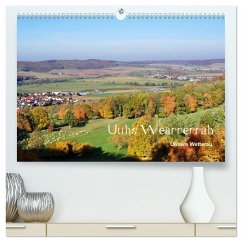 Die Wetterau mit Mundart-Statements (hochwertiger Premium Wandkalender 2024 DIN A2 quer), Kunstdruck in Hochglanz