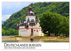 Deutschlands Burgen - mächtige Festungen und alte Burgen (Wandkalender 2024 DIN A2 quer), CALVENDO Monatskalender