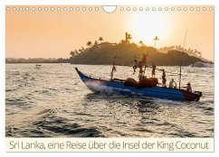 Sri Lanka, eine Reise über die Insel der King Coconut (Wandkalender 2024 DIN A4 quer), CALVENDO Monatskalender