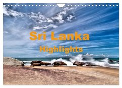 Sri Lanka - Highlights (Wandkalender 2024 DIN A4 quer), CALVENDO Monatskalender
