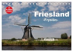 Friesland - Fryslan (Tischkalender 2024 DIN A5 quer), CALVENDO Monatskalender