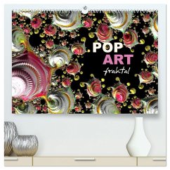 POP ART fraktal (hochwertiger Premium Wandkalender 2024 DIN A2 quer), Kunstdruck in Hochglanz - Burkhardt, Shako M.