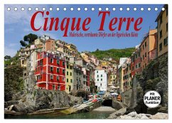 Cinque Terre - Malerische, verträumte Dörfer an der ligurischen Küste (Tischkalender 2024 DIN A5 quer), CALVENDO Monatskalender