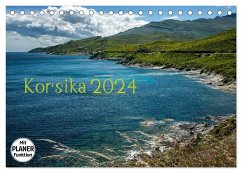 Korsika 2024 (Tischkalender 2024 DIN A5 quer), CALVENDO Monatskalender