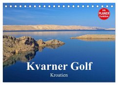 Kvarner Golf - Kroatien (Tischkalender 2024 DIN A5 quer), CALVENDO Monatskalender