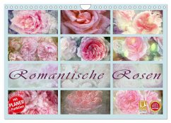 Romantische Rosen (Wandkalender 2024 DIN A4 quer), CALVENDO Monatskalender
