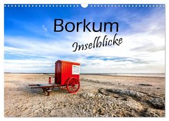 Borkum - Inselblicke (Wandkalender 2024 DIN A3 quer), CALVENDO Monatskalender