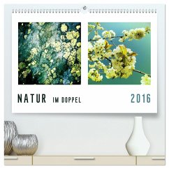 NATUR im Doppel 2024 (hochwertiger Premium Wandkalender 2024 DIN A2 quer), Kunstdruck in Hochglanz