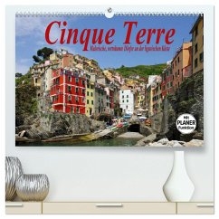 Cinque Terre - Malerische, verträumte Dörfer an der ligurischen Küste (hochwertiger Premium Wandkalender 2024 DIN A2 quer), Kunstdruck in Hochglanz