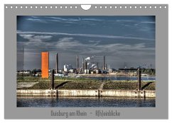 Duisburg am Rhein - R(h)einblicke (Wandkalender 2024 DIN A4 quer), CALVENDO Monatskalender