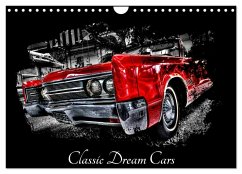 Classic Dream Cars (Wandkalender 2024 DIN A4 quer), CALVENDO Monatskalender