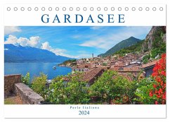 Gardasee - Perle Italiens 2024 (Tischkalender 2024 DIN A5 quer), CALVENDO Monatskalender - SusaZoom