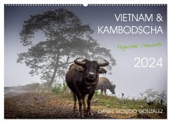 Vietnam und Kambodscha - Magische Momente. (Wandkalender 2024 DIN A2 quer), CALVENDO Monatskalender