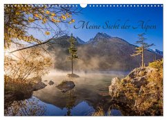 Meine Sicht der Alpen (Wandkalender 2024 DIN A3 quer), CALVENDO Monatskalender