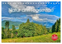 Natur am Tegernsee (Tischkalender 2024 DIN A5 quer), CALVENDO Monatskalender