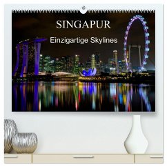 Singapur - Einzigartige Skylines (hochwertiger Premium Wandkalender 2024 DIN A2 quer), Kunstdruck in Hochglanz
