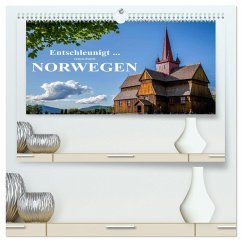 Entschleunigt ... reisen durch Norwegen (hochwertiger Premium Wandkalender 2024 DIN A2 quer), Kunstdruck in Hochglanz - Sulima, Dirk