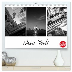 New York (hochwertiger Premium Wandkalender 2024 DIN A2 quer), Kunstdruck in Hochglanz