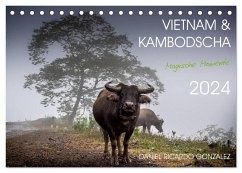 Vietnam und Kambodscha - Magische Momente. (Tischkalender 2024 DIN A5 quer), CALVENDO Monatskalender