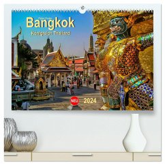 Bangkok - Königreich Thailand (hochwertiger Premium Wandkalender 2024 DIN A2 quer), Kunstdruck in Hochglanz