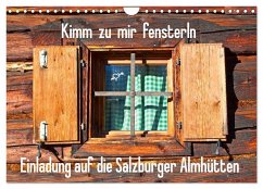 Einladung auf die Salzburger Almhütten (Wandkalender 2024 DIN A4 quer), CALVENDO Monatskalender