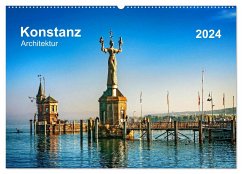 Konstanz Architektur (Wandkalender 2024 DIN A2 quer), CALVENDO Monatskalender
