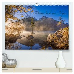 Meine Sicht der Alpen (hochwertiger Premium Wandkalender 2024 DIN A2 quer), Kunstdruck in Hochglanz