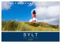 Sylt mein Inselblick (Tischkalender 2024 DIN A5 quer), CALVENDO Monatskalender - Dreegmeyer, Andrea