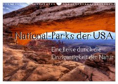 National-Parks der USA (Wandkalender 2024 DIN A3 quer), CALVENDO Monatskalender