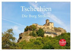 Tschechien - Die Burg Strekov (Wandkalender 2024 DIN A2 quer), CALVENDO Monatskalender