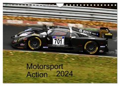 Motorsport Action 2024 (Wandkalender 2024 DIN A4 quer), CALVENDO Monatskalender