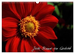 Jede Blume ein Gedicht (Wandkalender 2024 DIN A3 quer), CALVENDO Monatskalender - Mantke, Michael