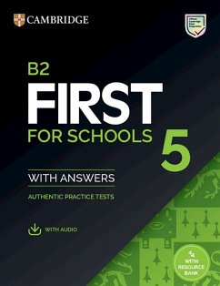 First for Schools 5. Student's Book with Answers with downloadable audio with Resource Bank