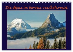 Die Alpen im Herzen von Österreich (Wandkalender 2024 DIN A3 quer), CALVENDO Monatskalender - Bucher, Leo