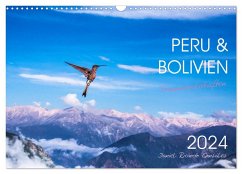 Peru und Bolivien - Traumlandschaften (Wandkalender 2024 DIN A3 quer), CALVENDO Monatskalender