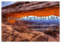 National-Parks der USA (Wandkalender 2024 DIN A2 quer), CALVENDO Monatskalender