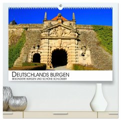 Deutschlands Burgen - besondere Burgen und schöne Schlösser (hochwertiger Premium Wandkalender 2024 DIN A2 quer), Kunstdruck in Hochglanz