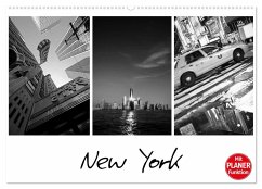 New York (Wandkalender 2024 DIN A2 quer), CALVENDO Monatskalender